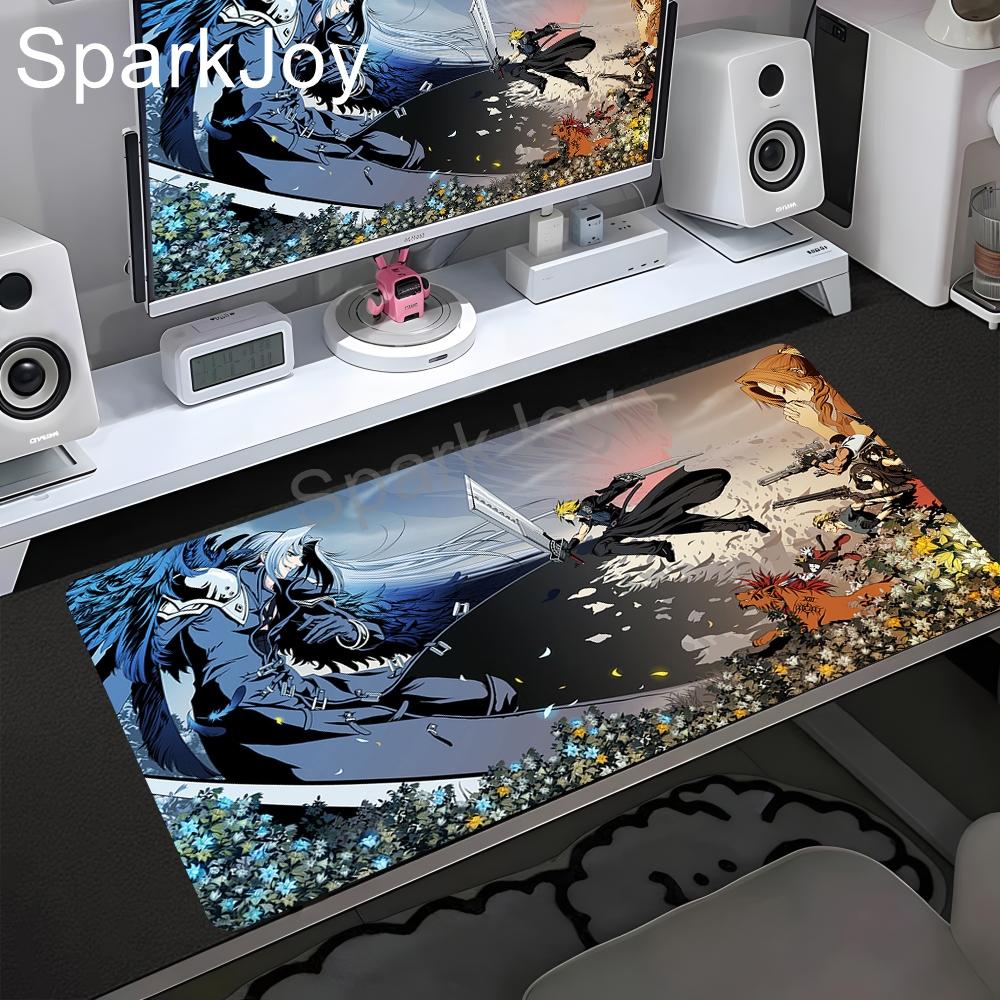 Large Game Final Fantasy Mouse Pad Pc Gaming Accessories Computer Mousepad Office Extended Mouse Mat Desktop Decoration Desk Mat