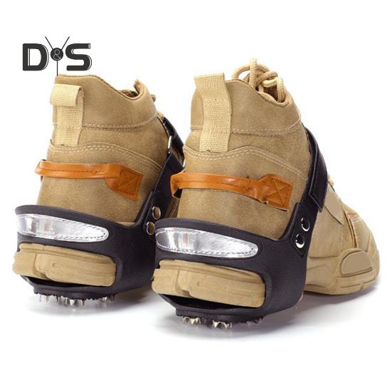 Кошки для льда и снега, шипы для сцепления, противоскользящие, 5-точечные, для ходьбы, бега, походов, зимних видов спорта на открытом воздухе