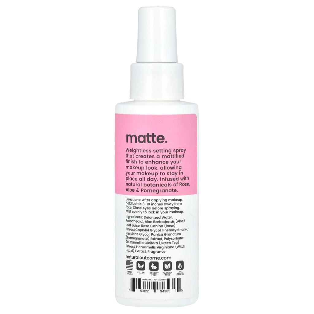 Matte, Makeup Settling Spray, 120Ml(4Oz)