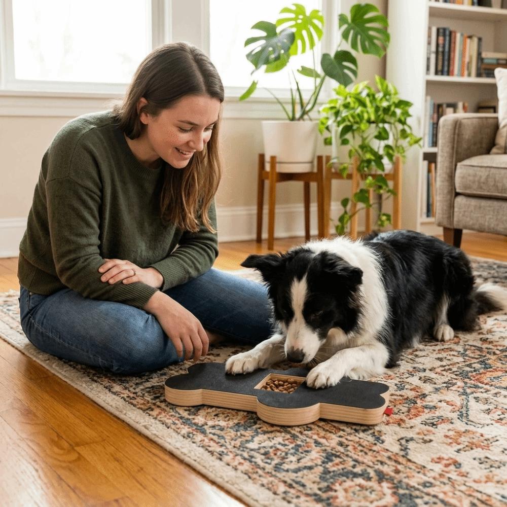 Sandpaper Surface Dog Pull Snack Box Wooden Dog Nail Grinding Toy For Dog Cat