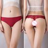 Женские трусики тонкие ледяные шелковые кружевные с низкой талией бесшовные однотонные с хорошей воздухопроницаемостью