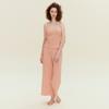 NEIWAI Women's Cotton Top with Chest Pads and Ribbed Straps for Interior and Exterior