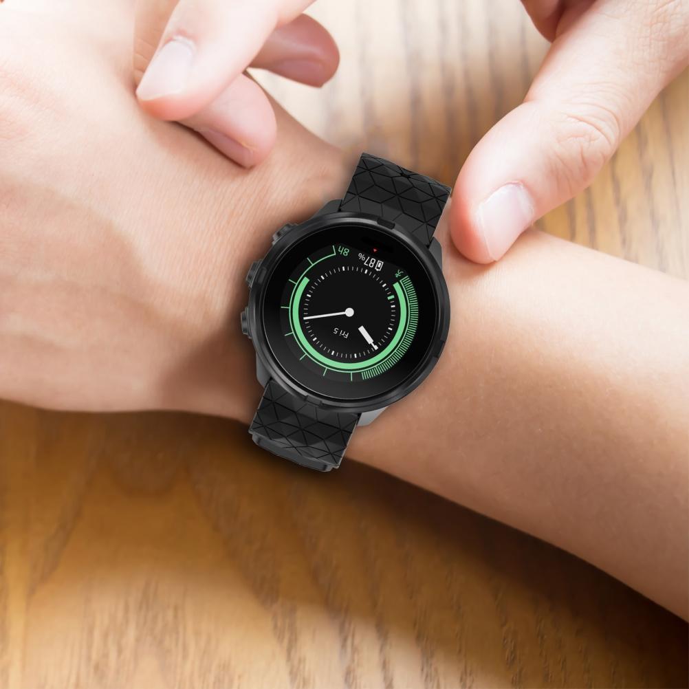 Силиконовый ремешок, совместимый для смарт-часов Suunto 9 GPS SUUNTO 9 Baro Sport, с пульсометром на запястье, сменный ремешок