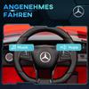 Electric Kids' Car, Mercedes, 3-5 km/h, Remote Control, Light & Music, Red