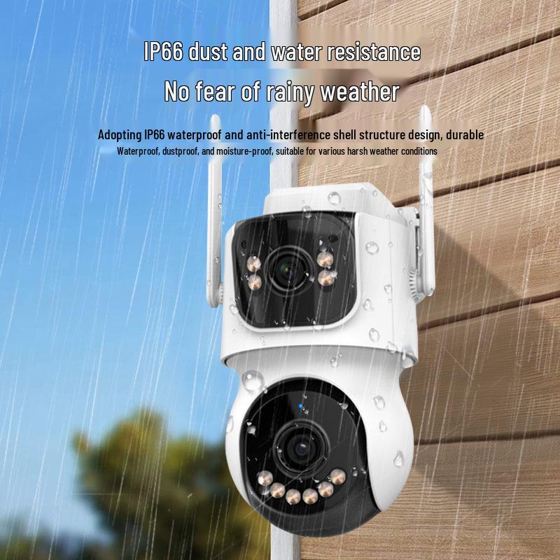 360° Panoramic Solar-Powered Outdoor HD Night Vision Camera with Mobile Remote Control