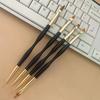4Pcs Dual-ended Nail Brush Acrylic Nail Art Brushes Professional Gel Nail Polish Liner Flower Painting Drawing Manicure Tools