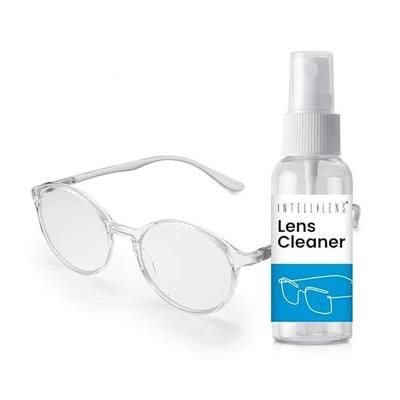 Intellilens Unisex Round Blue Cut Anti Glare UV Protection Full Frame очки очки с очистителем линз для очков