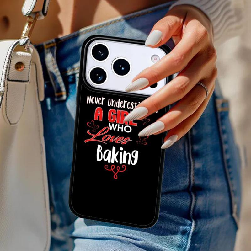 Выпечка, потому что бить людей не одобряется Чехол для iPhone 17 Air 14 15 13 12 Max Чехол для Apple 16e 11 Pro Max Plus