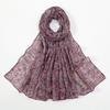 New Printed Cotton Viscose Hijab Scarf Woman Muslim Hijabs Shawl Lightweight Breathable Long Wraps Lady Fashion Headband