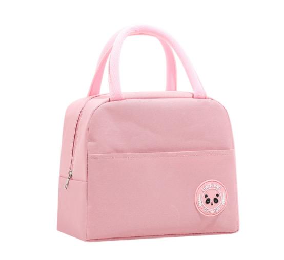 Cartoon lunch bag, portable thermal lunch box, picnic supplies bag, new type of baby bottle for girls and children