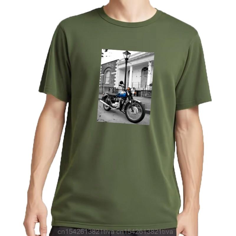 The T100r Daytona Classic Motorcycle Tshirt Graphics Graphic T Shirt Tee Shirts For Men