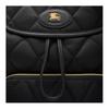 Burberry Quilted Nylon Backpack With Equestrian Knight Logo & Gold Hardware For Daily Use