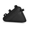 Bike Triangle Frame Bag 2.3L Reflective Night Riding Security Tool Storage Pack Bike Bag Black 2.3L