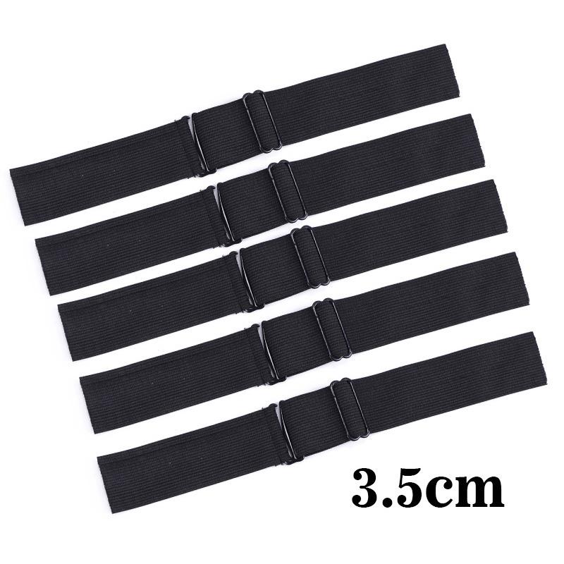 10Pcs/Lot Adjustable Elastic Band for Wigs Black 2.5/3.5cm Size Hair Tools Accessories Wraps Edges Elastic Hair Headbands
