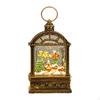 Christmas Snow Globe Lantern Lamp Handmade Home Decoration Music Box for Table Centerpiece