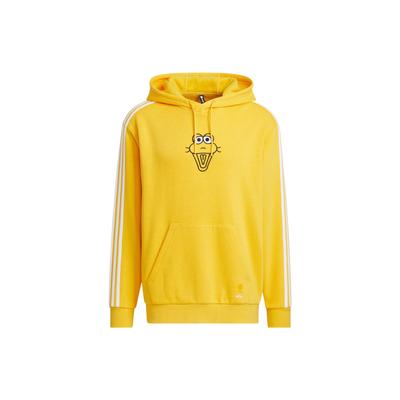 adidas Neo X Sesame Street Co-Branded утолщенная спортивная толстовка с капюшоном для мужчин с капюшоном желтого цвета HD7301