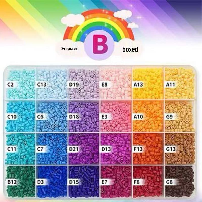 Pin Dou Dou 3D Fusion DIY Kit: Complete Set with Tools & Ironing Paper, COCO Pin Dou Design, Black/White Supplement Included