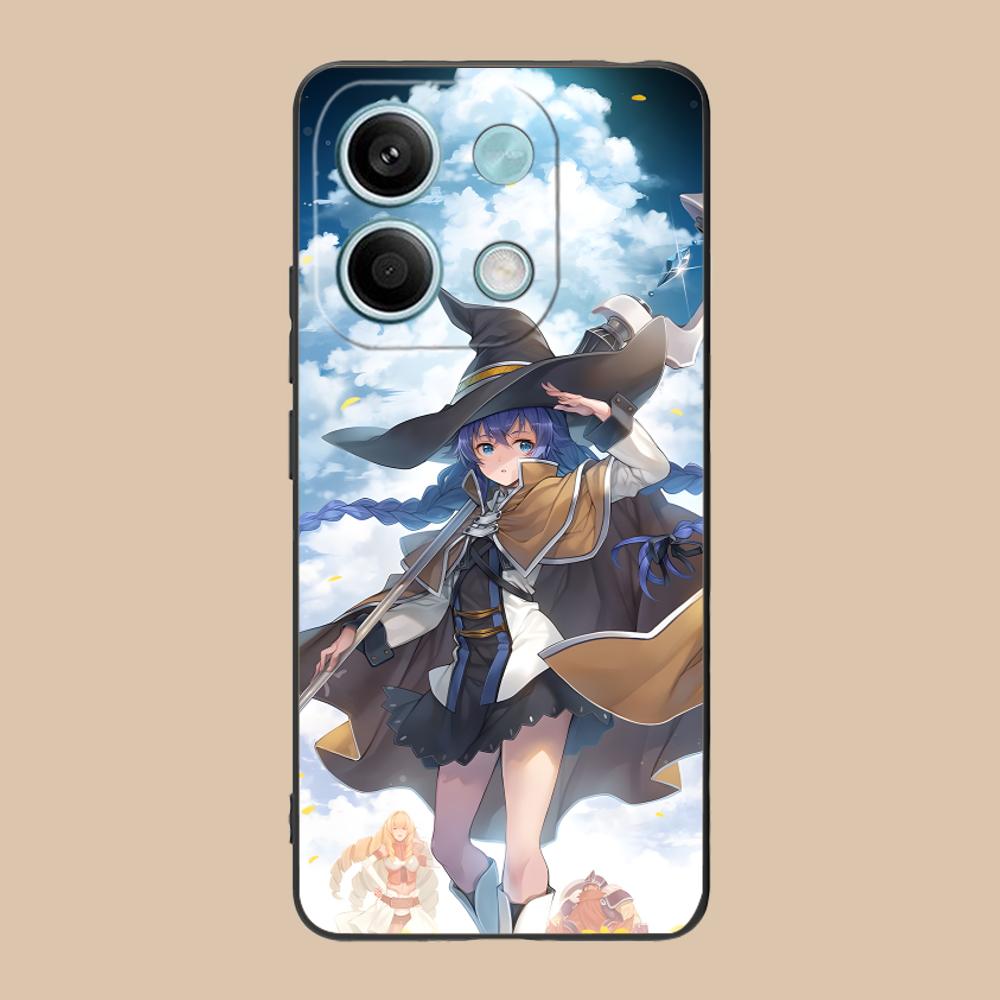 Чехол для мобильного телефона Mushoku Tensei Roxy для POCO F7 F6 F5 F4 F3 F2 Pro GT C75 C71 C65 C61 C40 Pro Ultra с яркой печатью