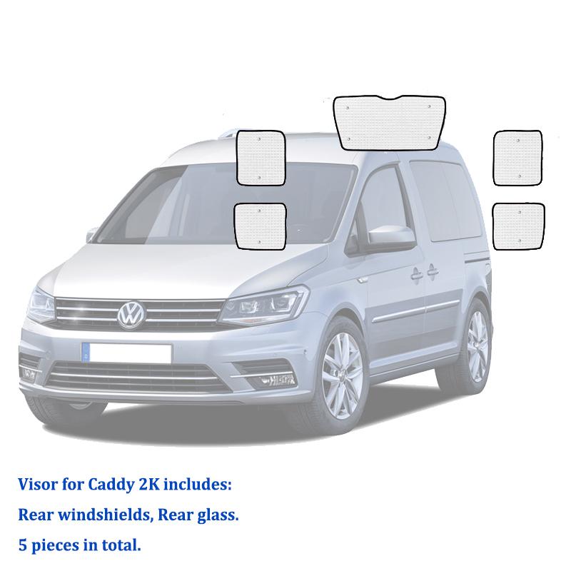 Для Volkswagen VW Caddy Mk2 Maxi 2003 ~ солнцезащитные козырьки с полным покрытием Shuttle California автомобильные аксессуары авто козырек лобового стекла 2007