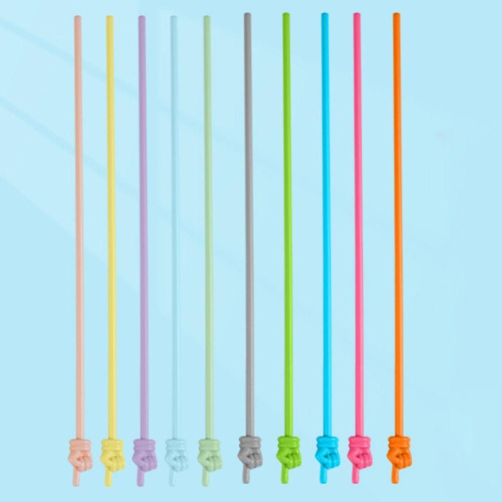 10 шт./компл. гладкие палочки для чтения с помощью пальцев, гибкие указатели для рук, обучающие палочки, помощники в классе