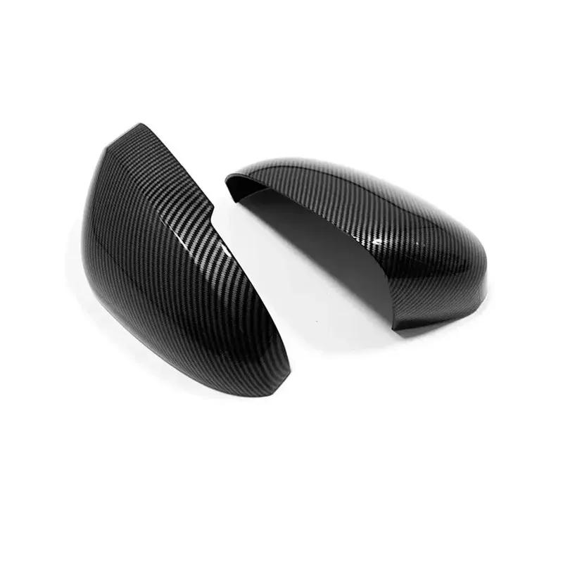 For Mitsubishi Outlander Car Sticker Rearview Side Mirror Cover Wing Cap Exterior Door Rear View Case Trim Carbon Auto