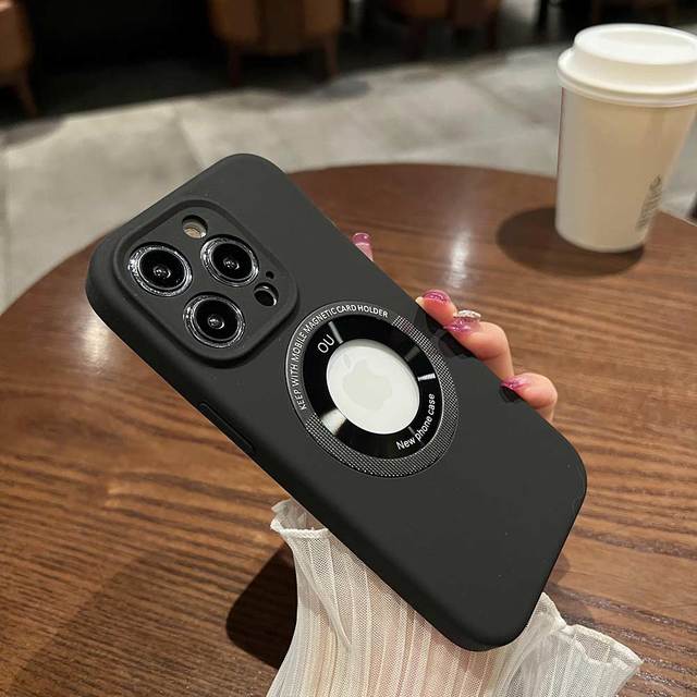Защита камеры, жидкий силиконовый чехол для телефона Iphone 14 13 12 Pro Max 14 Plus 14pro Max, противоударный мягкий чехол с беспроводной зарядкой