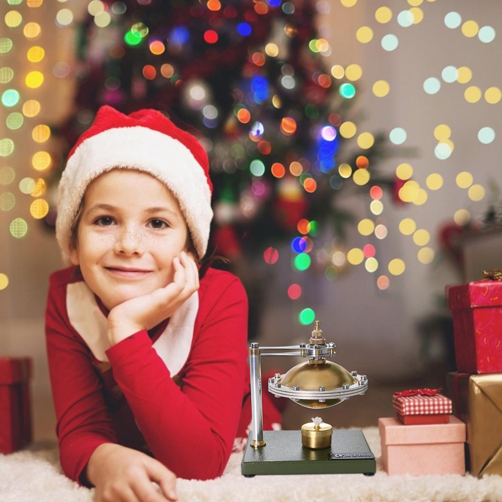 Hot Air Stirling Engine Motor Model DIY Unassembled Steam Flying Saucer Full Metal Physics Science Experiment Toy