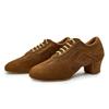 Women's Latin Closed Lacing Salsa Tango Bachata Modern Jazz Ballroom Performance Training Shoes