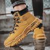 High-top men's shoes autumn new non-slip and wear-resistant tooling shoes casual Martin boots men's outdoor sports hiking short boots