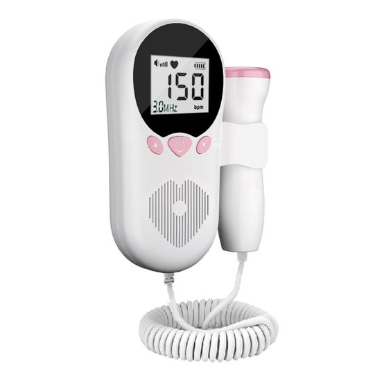 Фетальный монитор с большим ЖК-экраном, удобным интерфейсом, простым в использовании, питание от батареи