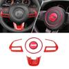 Steering Wheel Decor Cover Trim Overlay Kit for Jeep Renegade 15-23 Accessories