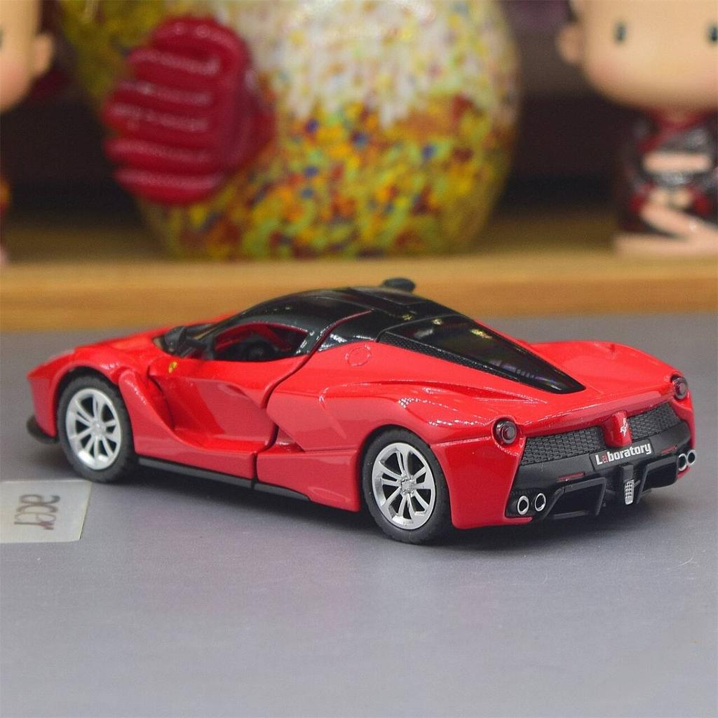 Ferrari LaFerrari Laboratory Supercar Simulation Diecast & Toy Vehicles Sounds & Light Pull Back Car 1:32 модели из сплава в подарок на день рождения