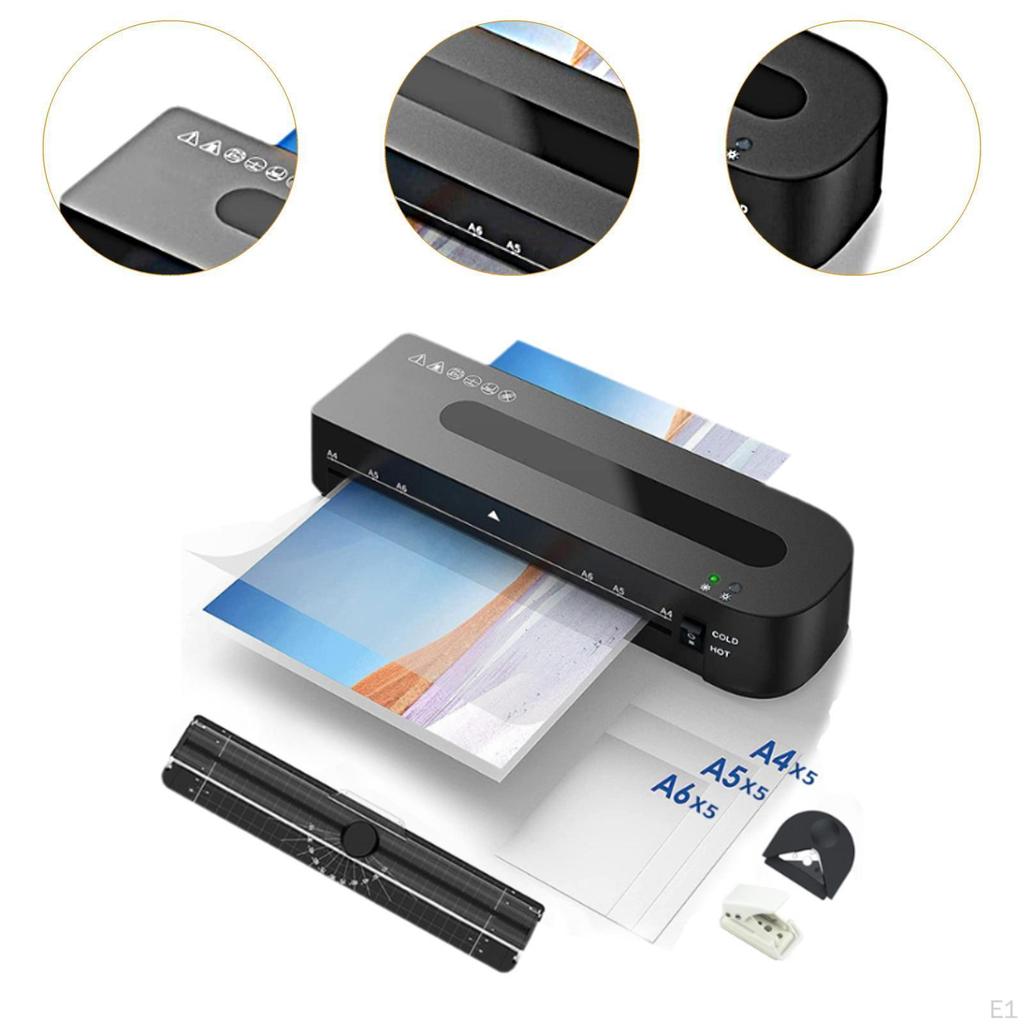 Ламинатор, 120 секунд разогрев, 12,6 дюйма, холодный/горячий, с угловым закруглением, персональное ламинирование