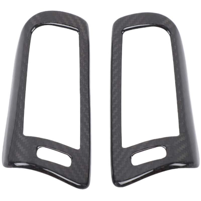2x Real Carbon Fiber Car B-pillar Air Outlet Decorative Frame Cover Suitable for Mercedes-Benz G-Class W463 W464 W465 -2025