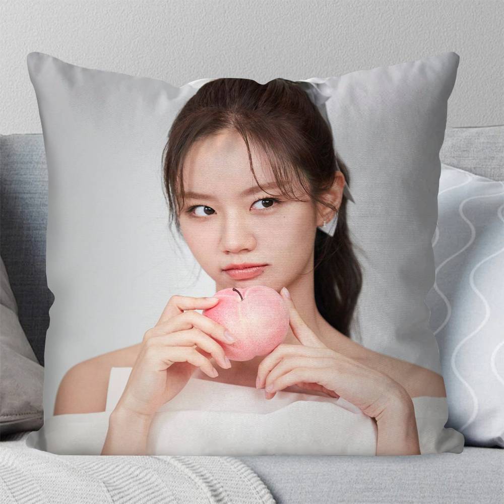 Korean Singer And Actor Lee Hyeri Pillow Case Fashion Square Pillowcase Bedroom Sofa Room Ins Decoration Leisure