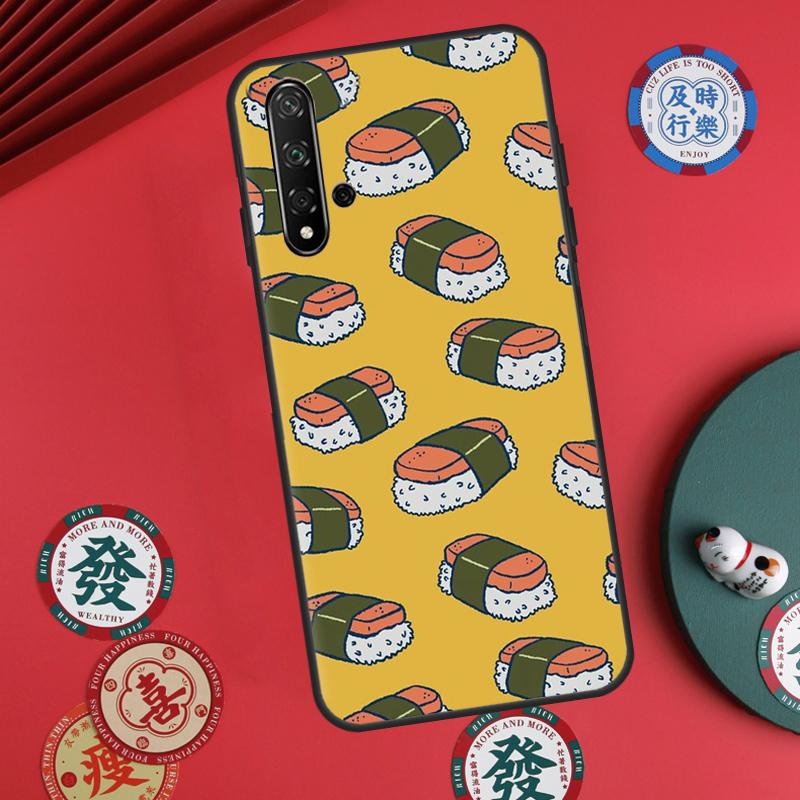Чехол для Huawei Nova 11 Pro 9 10 SE Y70 Y60 Y90 Y61 Y91 Y73 Y72 12s 12i 11i 8i P30 P40 Lite с рисунком Суши