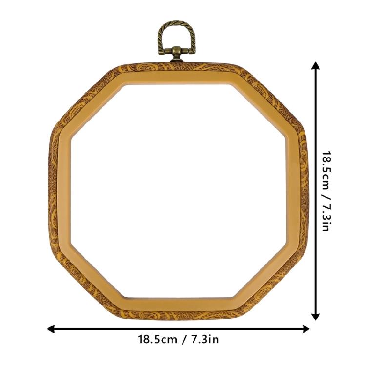 Пяльцы для вышивания восьмиугольные для рукоделия, вышивания, шитья