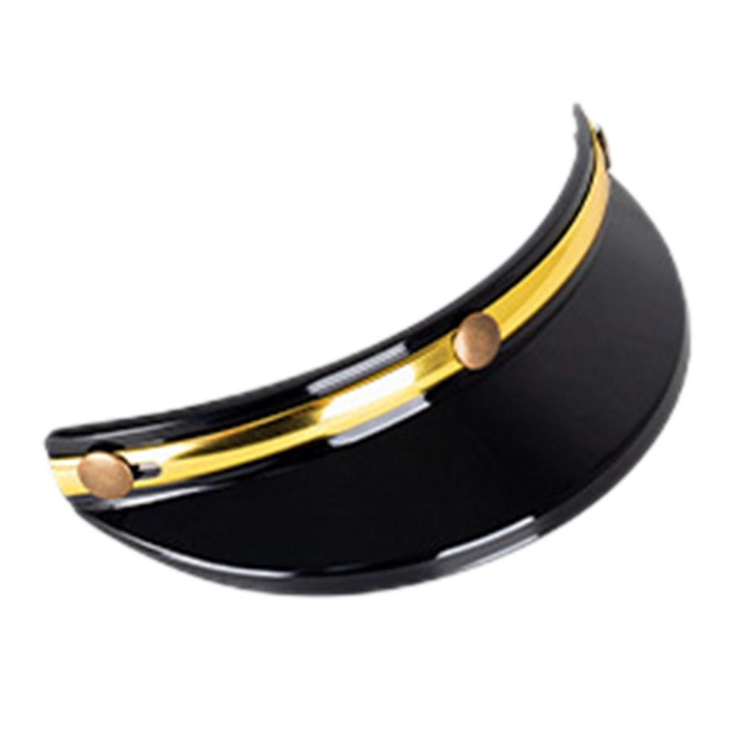 Motorcycle Sun Visor, Motorcycle Hat Visor/Shield | Retro Helmet Universal Brim Motorcycle Helmet 3/4
