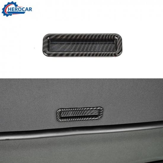 Carbon Fiber Roof Window Skylight Handle Decor Cover Trim For Chevrolet Camaro