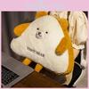 Plush Bear Toast Toy Back Cushion Stuffed Doll Bedrooms Decoration Gifts Kids