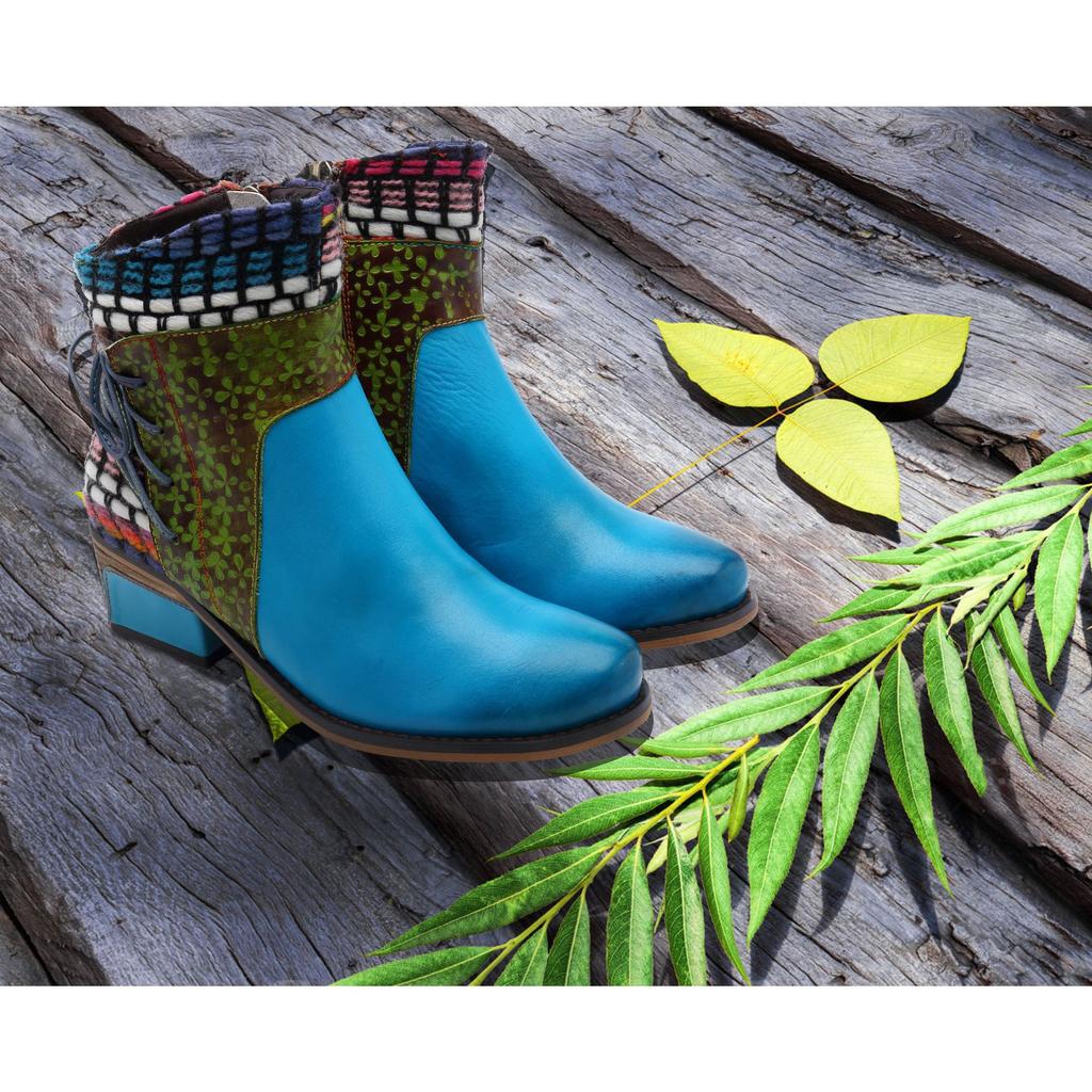 Женская повседневная обувь смешанного цвета в этническом стиле в стиле ретро, ​​мягкая женская лоскутная обувь