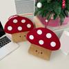 Unique Fabric Mushroom Wall Mounted Tissue Dispenser for Bathroom Kitchen or Office Storage Solution Daily Use