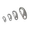 1/2/5 шт. Яйцевидные пружинные карабины из морской стали 316, многофункциональные карабины для походов и кемпинга, быстросъемный крючок