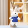 Hoodie Bunny Plush Keychain Toy Doll Cute Gift For Kids And Backpack Decoration