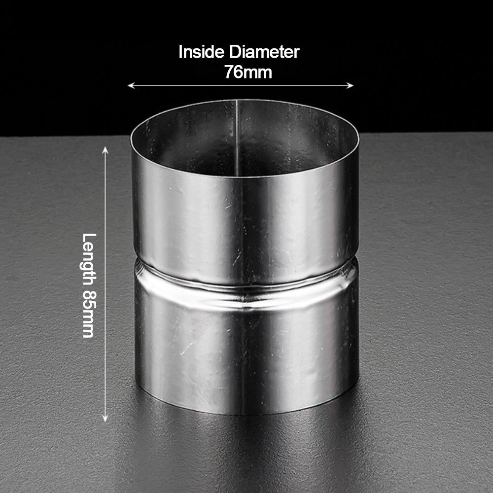 Новый фитинг для труб из нержавеющей стали, круглый прямой, серебристый переходник для труб