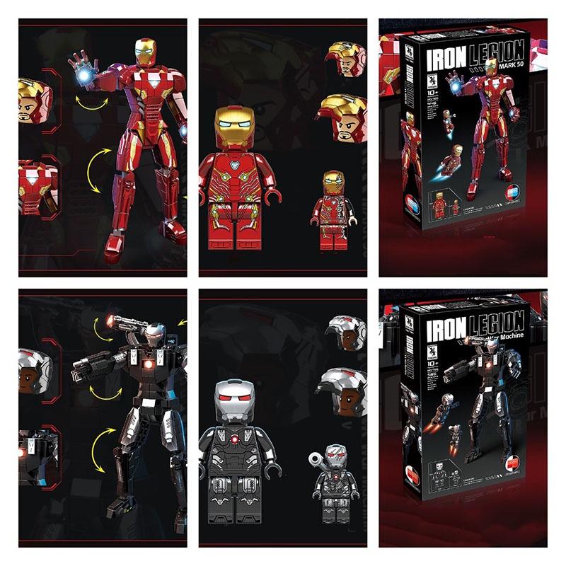 Premium Diy Iron Man Lego Set 14 And Under Toy Avengers-themed Gift For Boys 400-800 Bricks