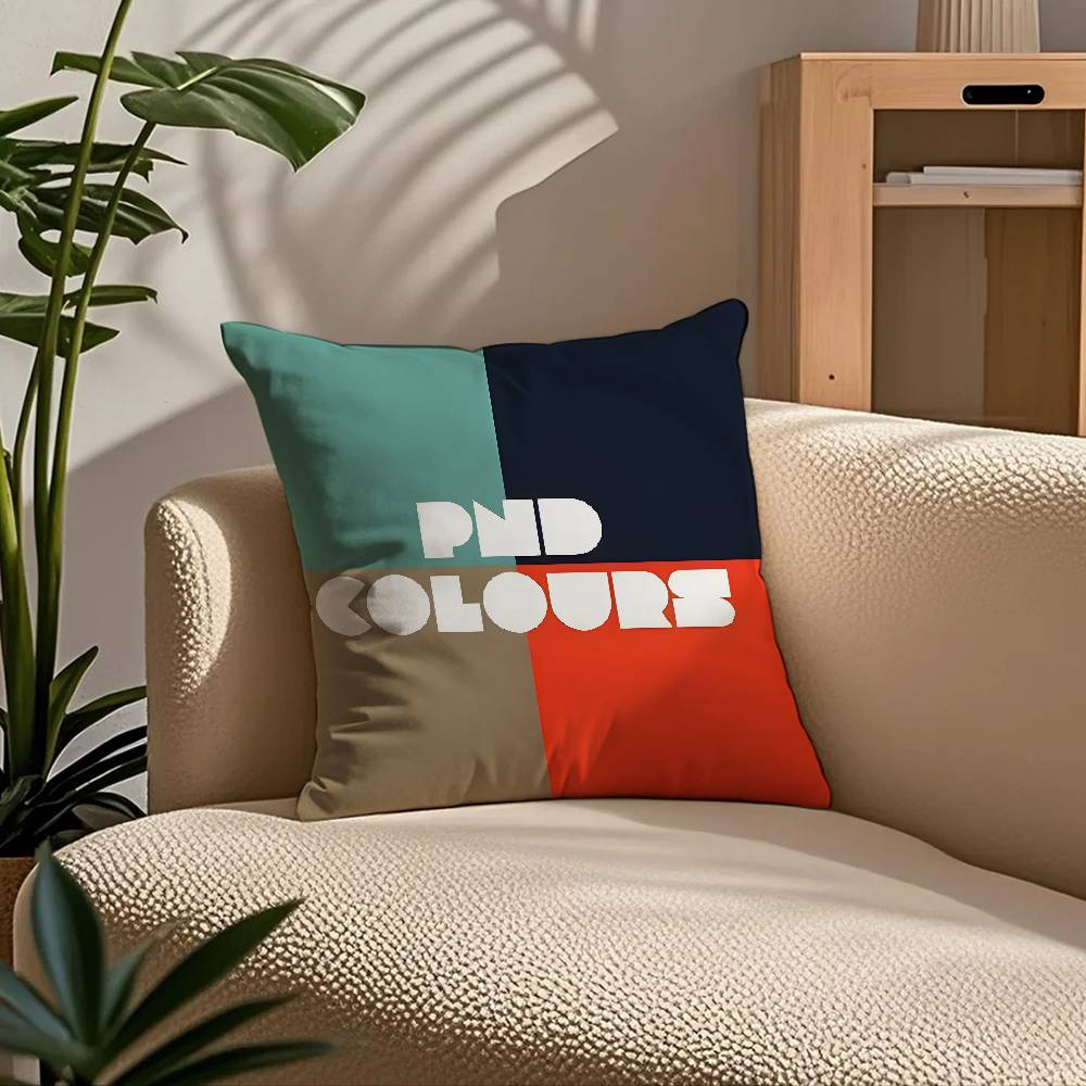 P-Partynextdoor Rapper Album Cover Pillow Case Comfort Sofa Bed Silky elegant Invisible zipper Custom Decorative cushion cover