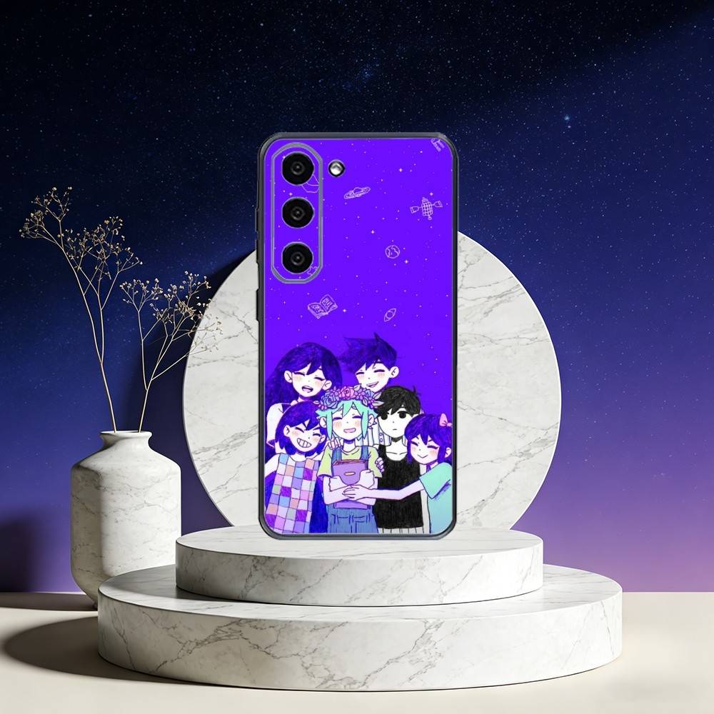 O-Omori Game Phone Case For Samsung Galaxy A73,A72,A71,A70,A53,A52,A51,Others Soft Black Cover