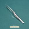 Пинцеты из нержавеющей стали с нескользящими наконечниками, изогнутая и прямая головка, для офтальмологии и ремонта электрооборудования, длинный зажим для водных растений, доставка поштучно
