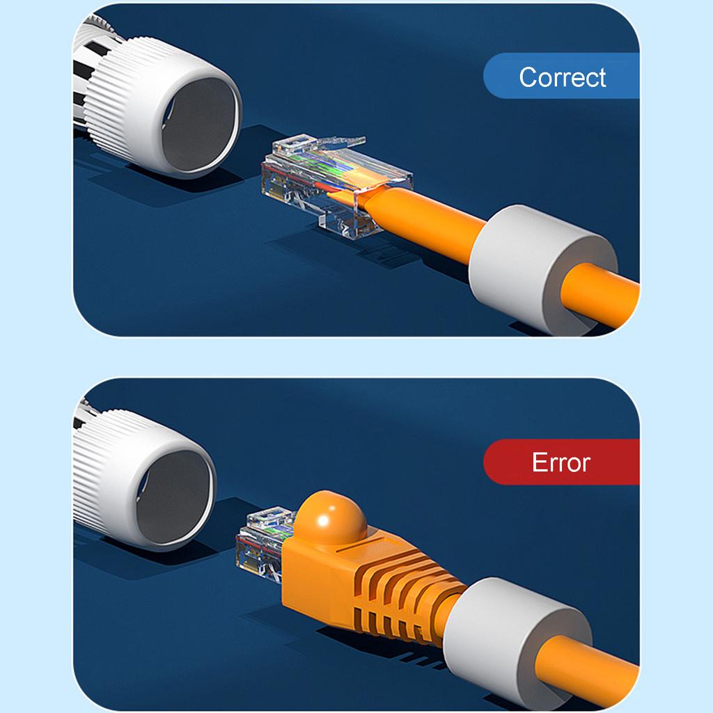 Durable RJ45 Waterproof Connector IP67 Ethernet Cable Connector Network Cable Extender Hundreds of Meter Transmission